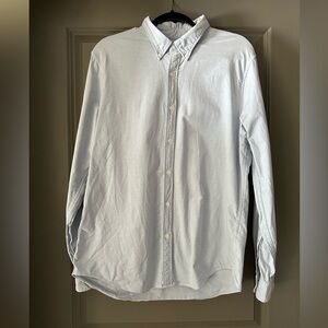 Abercrombie & Fitch Light Blue Collared Long sleeve Button-Up dress shirt size L